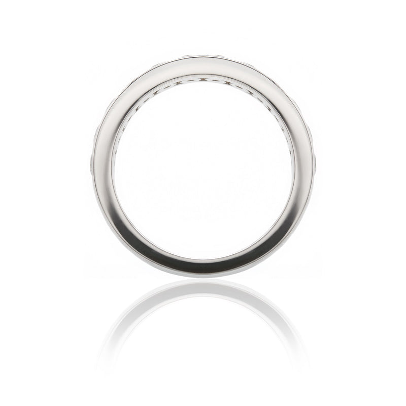 Classic Platinum Channel Set Diamond Ring
