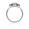 Trilogy Diamond & Sapphire Ring