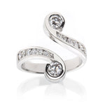 Venus Platinum Diamond Ring