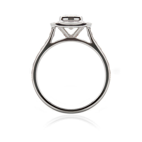 Cushion Diamond Grand Heritage Ring