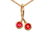 Ruby Cherries Pendant