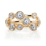 Nine Lives 18 carat Gold & Diamond Ring