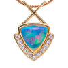 Opal & Diamond Pendant