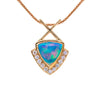 Opal & Diamond Pendant