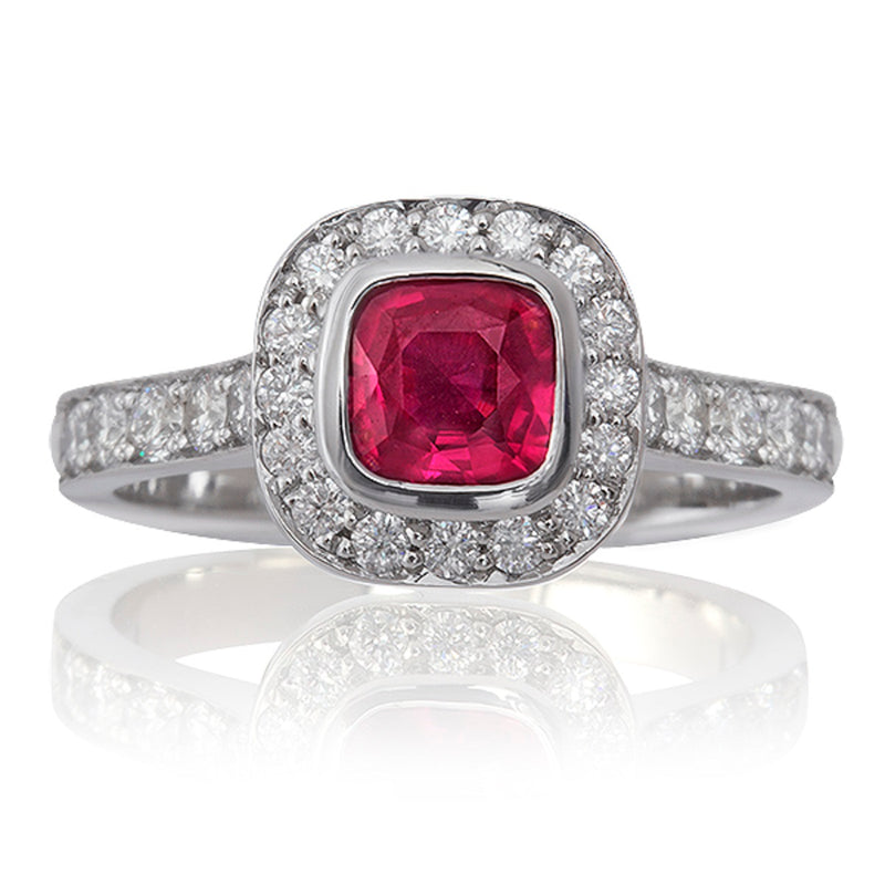 Ruby and Diamond Heritage Ring