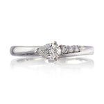 Comet Diamond Ring