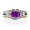 Windermere Purple Sapphire & Diamond Ring