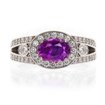Windermere Purple Sapphire & Diamond Ring