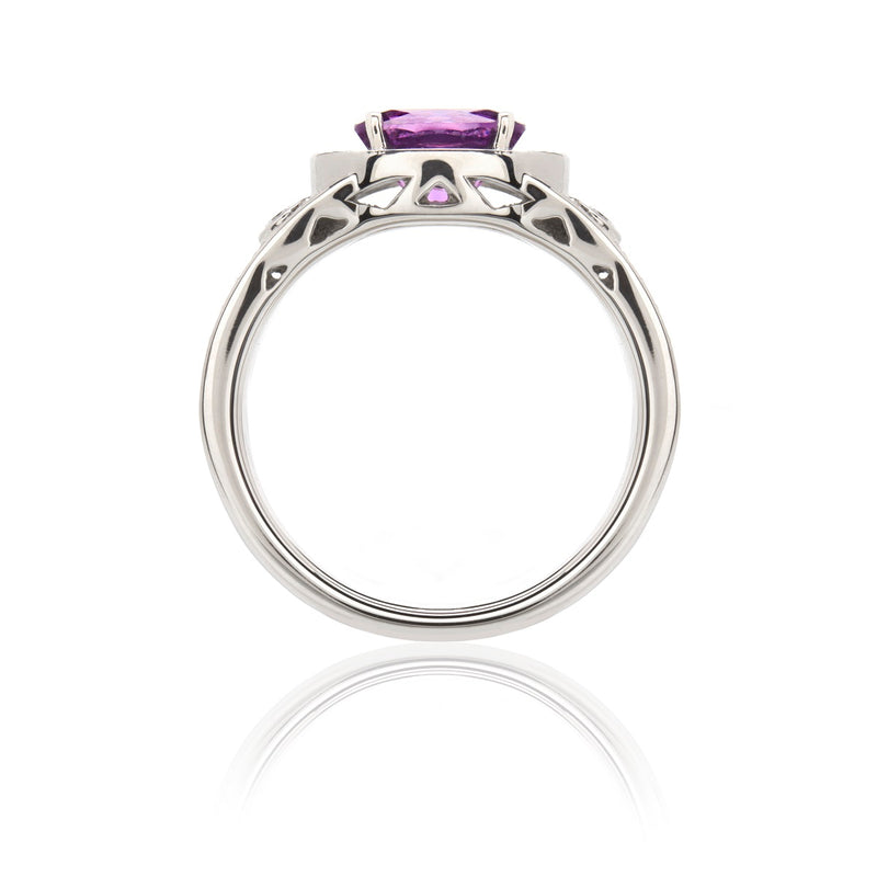 Windermere Purple Sapphire & Diamond Ring