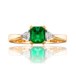 Livingstone Emerald & Diamond Ring