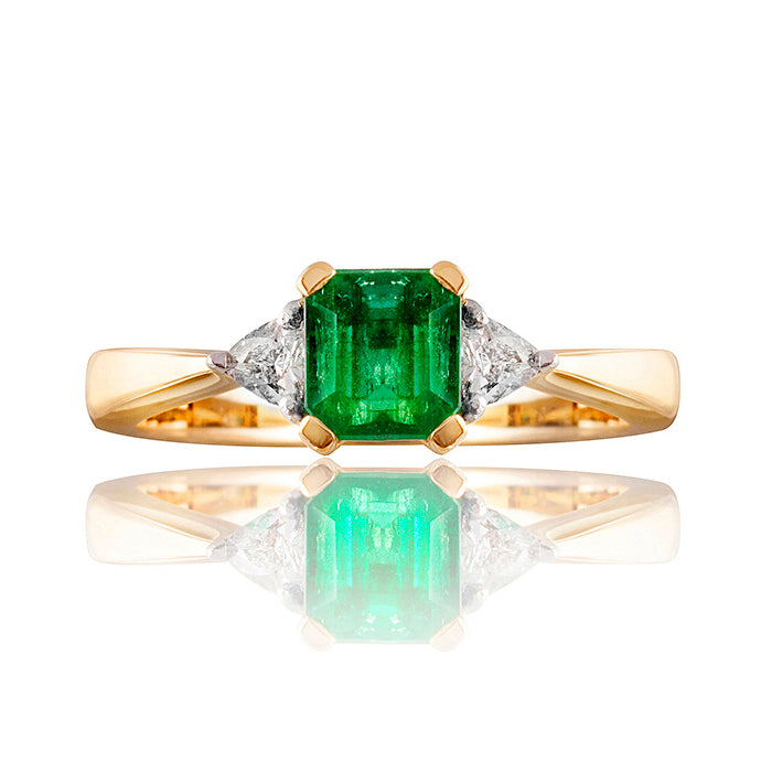 Livingstone Emerald & Diamond Ring