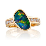 Guildford Opal & Diamond Ring