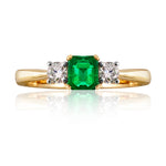 Kent Emerald & Diamond Ring