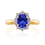 Marlborough Tanzanite & Diamond Ring
