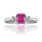 Kent Pink Sapphire & Diamond Ring